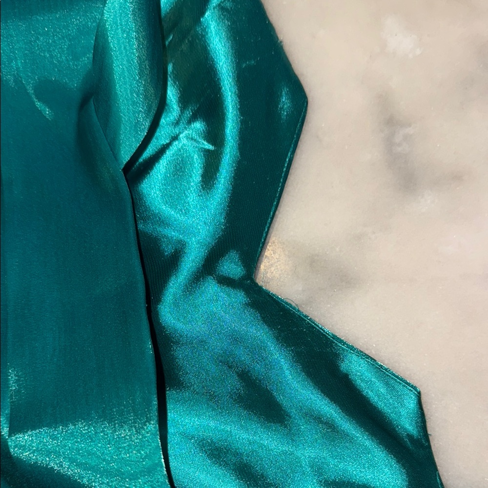 A/X Armani Exchange Teal Mini Dress - Picture 6 of 7